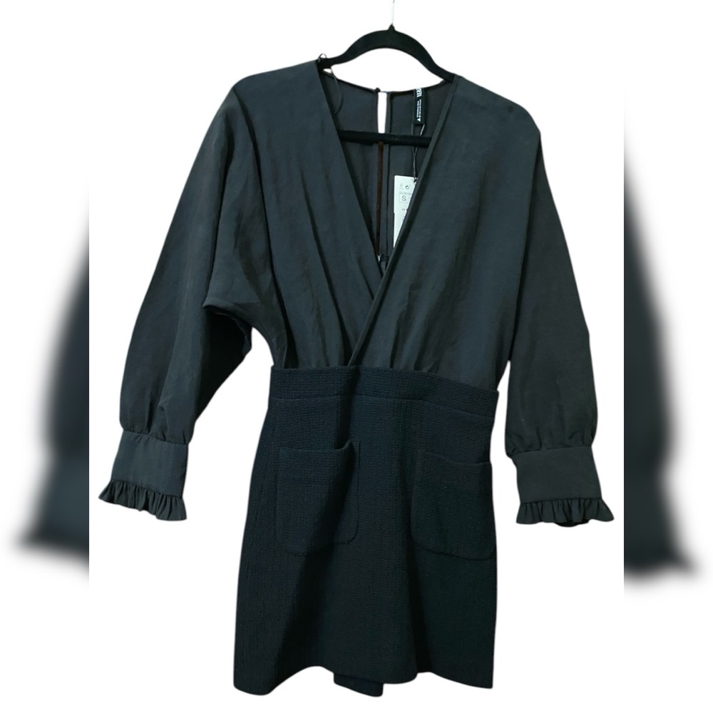 ZARA Black Wrap Dress